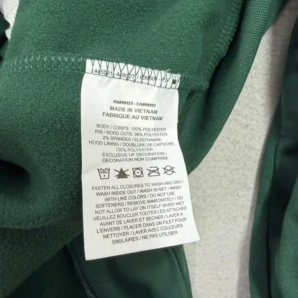 Nike On-Field Michigan State Spartans Hoodie Men's Large Green Sweatshirt MSU